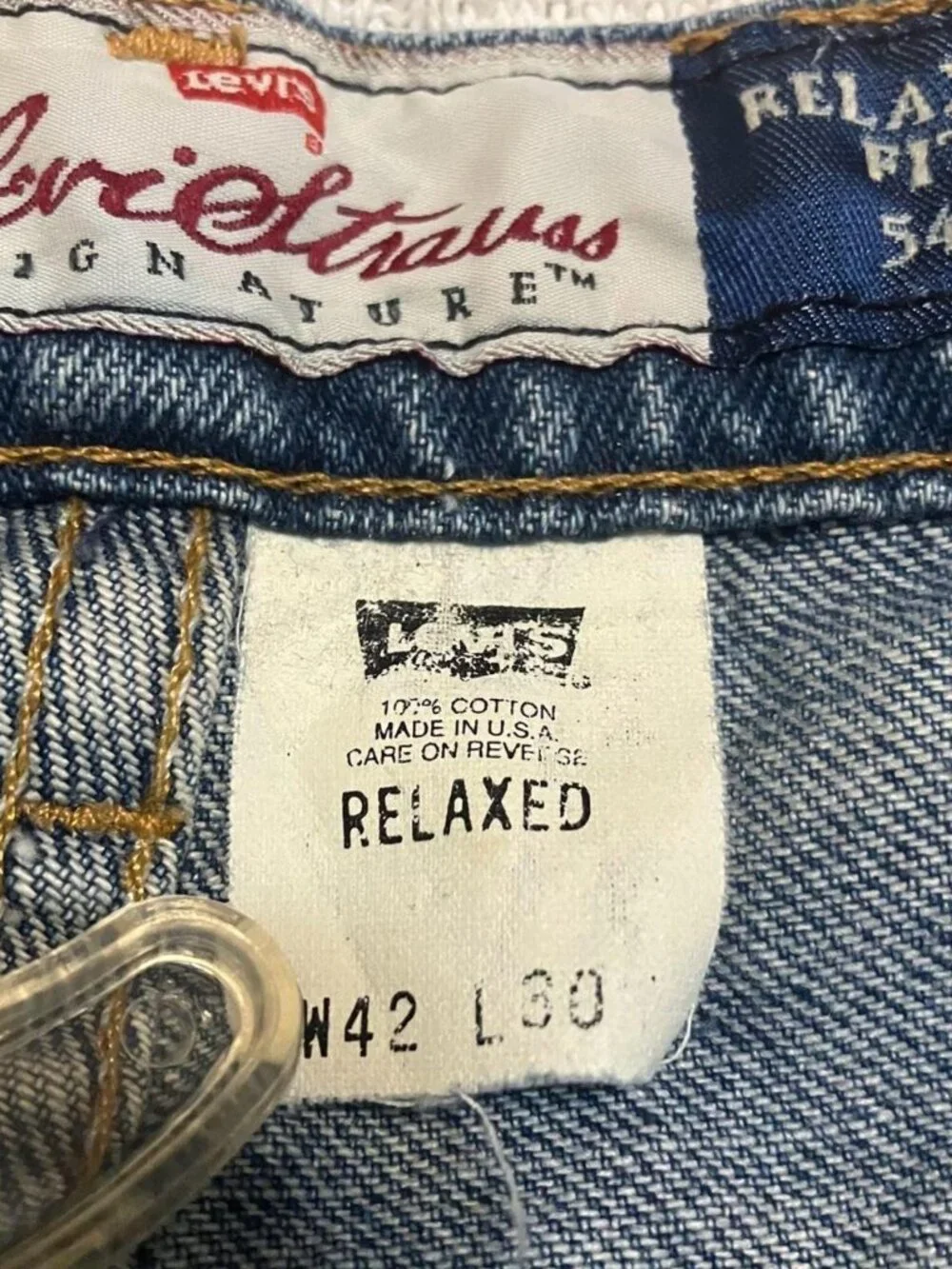 Vintage Levi Strauss Signature 540 Relaxed Fit Jeans Men's 42x30